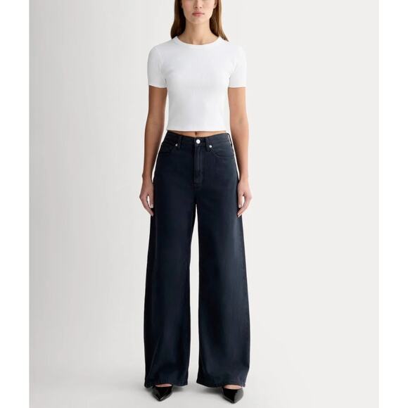 Everlane Denim - Everlane Women's The OG Baggy Jean Ink Wash Black Denim Size 31 R NWT High Rise